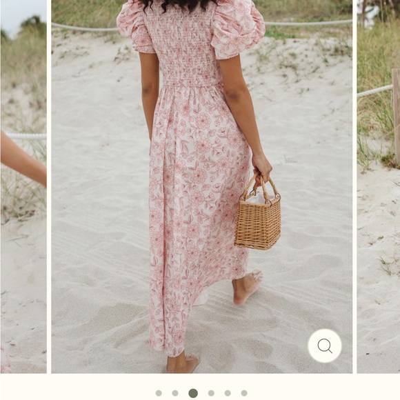 Ivy City Co. Jeanette dress in pink floral size small - Picture 6 of 7